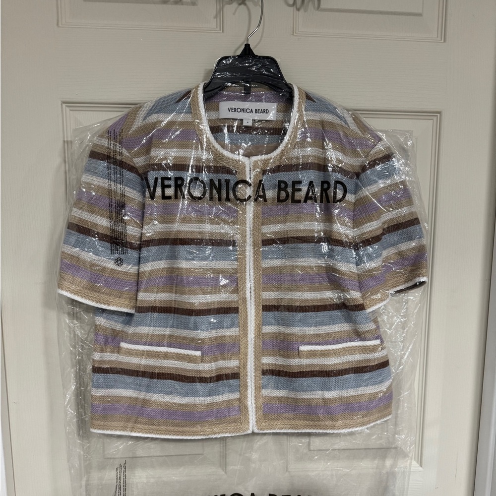 Veronica Beard Wyatt Short-Sleeve Jacket NEW with tag - Picture 7 of 7